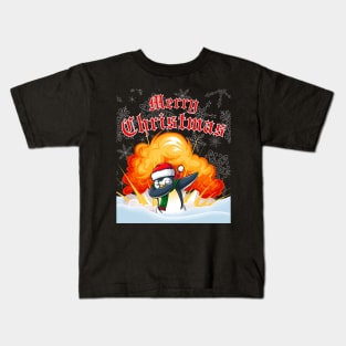 Merry Christmas Dab-splosion Kids T-Shirt